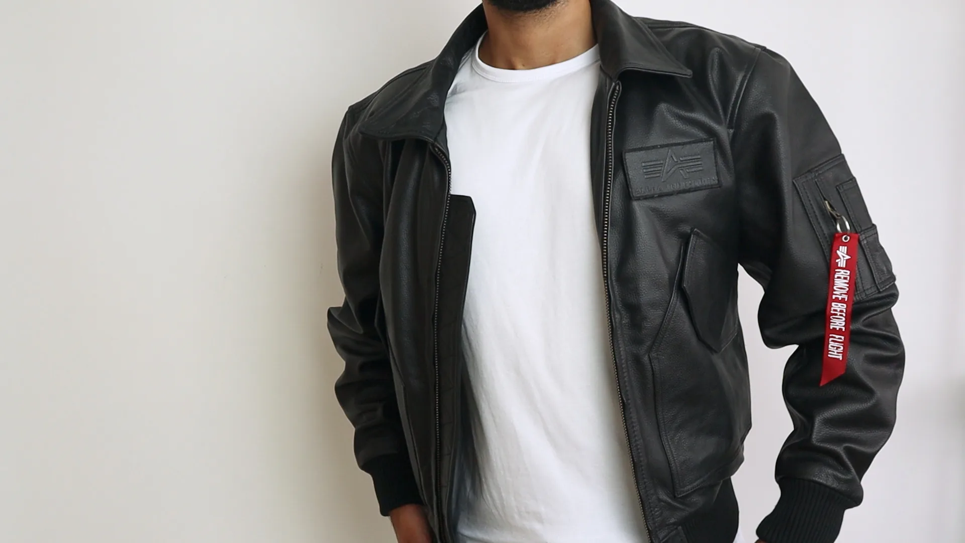 $430 Alpha Industries CWU Leather Bomber Jacket (Honest Review)