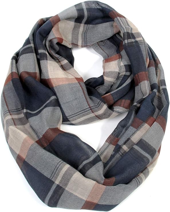 Scarf& Scarfand's Plaid & Tartan Winter Infinity Wraps